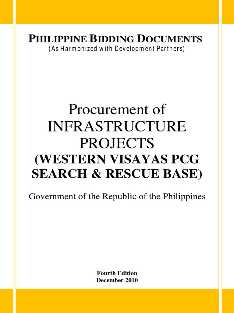 Western Visayas PCG Base Bid Invitation | PDF | Joint Venture | Procurement