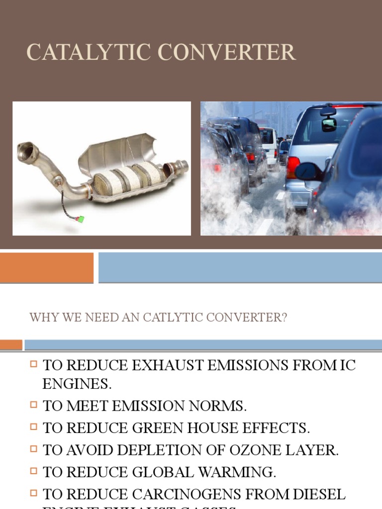 Catalytic Converter PDF N Ox Catalysis