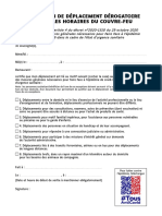 31 12 2020 Attestation de Deplacement Derogatoire Couvre Feu PDF Copie