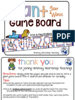 Giant Sight Words Game Board WWT