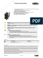 Sure Cross DXER9 Ethernet Data Radio: Datasheet