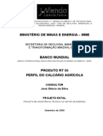 Relatório N°55_ Perfil do Calcário Agrícola