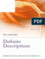 (Oxford Studies in Semantics and Pragmatics) Paul Elbourne-Definite Descriptions-Oxford University Press, USA (2013)