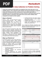 FRACAS: From Data Collection To Problem Solving