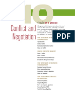 Conflict and Negotiation: at A Glance