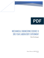 Mechanical Engineering Science 9 3Rd Year Laboratory Experiment