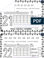 Coleccion de Fichas para Trabajar Los Numeros Del 1 Al 30-21-30