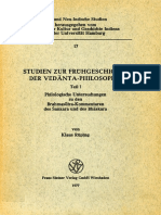 Fruehgeschichte Der Vedanta-Philosophie. Teil I. (ANIS, 17) (K.ruping) (Wiesbaden, 1977)