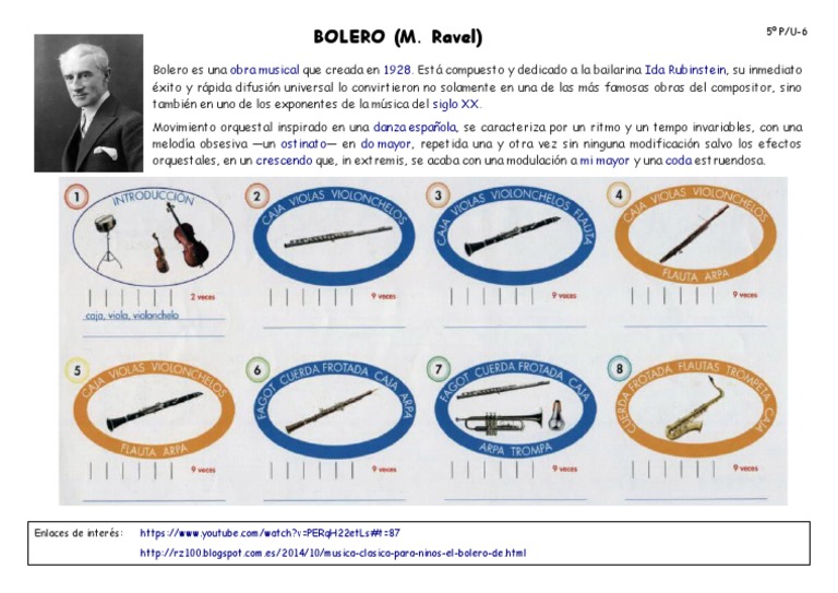 T-6 - El Bolero de Ravel - 1 | PDF