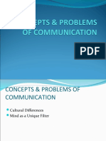 Concepts & Problems of Communication
