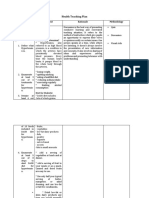 Health Teaching Plan Hypertension