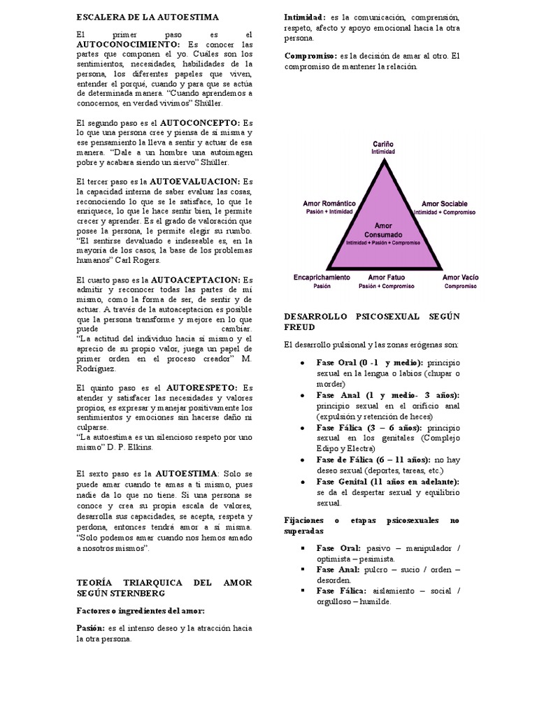 Escalera de la Autoestima: Pasos Clave | PDF | Autoestima | La ...