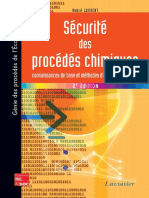 Securite Des Procedes Chimiques Connaissances de Base Et Methodes D Analyse de Risques 2 Ed - Sommaire