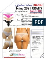 Curso de Ropa Intima 2121 Clase 2. Patrones Tanga Brasilera