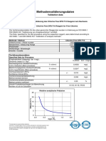 Chlorine Free DPD F10 - 530100 - 530103 - 4530100 - 4530103 - Methodenvalidierungsdaten