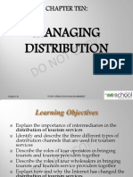 Managing Distribution: 1 Tour Operation Management