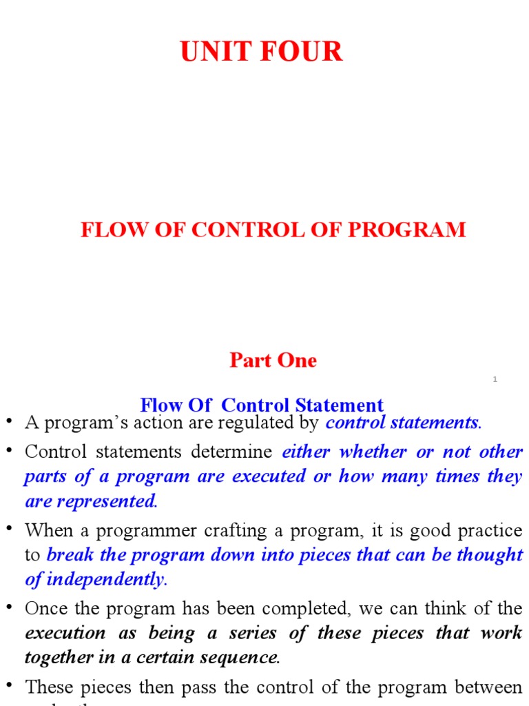 An Overview of Flow Control Structures in C++ Programming | PDF ...