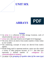 Unit 6 (C++) - Arrays
