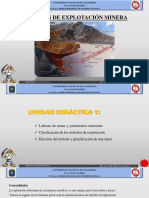 Métodos de Explotación Minera - Geología - DIAPOSITIVAS - PDF