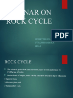 Seminar On Rock Cycle: Submitted By-Utkarsh Gairola SEM-4