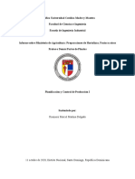 Informe Ministerio de Agricultura