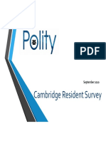 Cambridge Residents Survey Results 2020