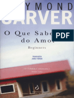 Raymond Carver - O Que Sabemos Do Amor (Ed. Quetzal, Portugal)
