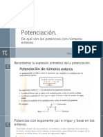 Guía Académica Sobre Potenciación de Números Enteros