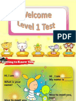 Kids Box - Level1 Test