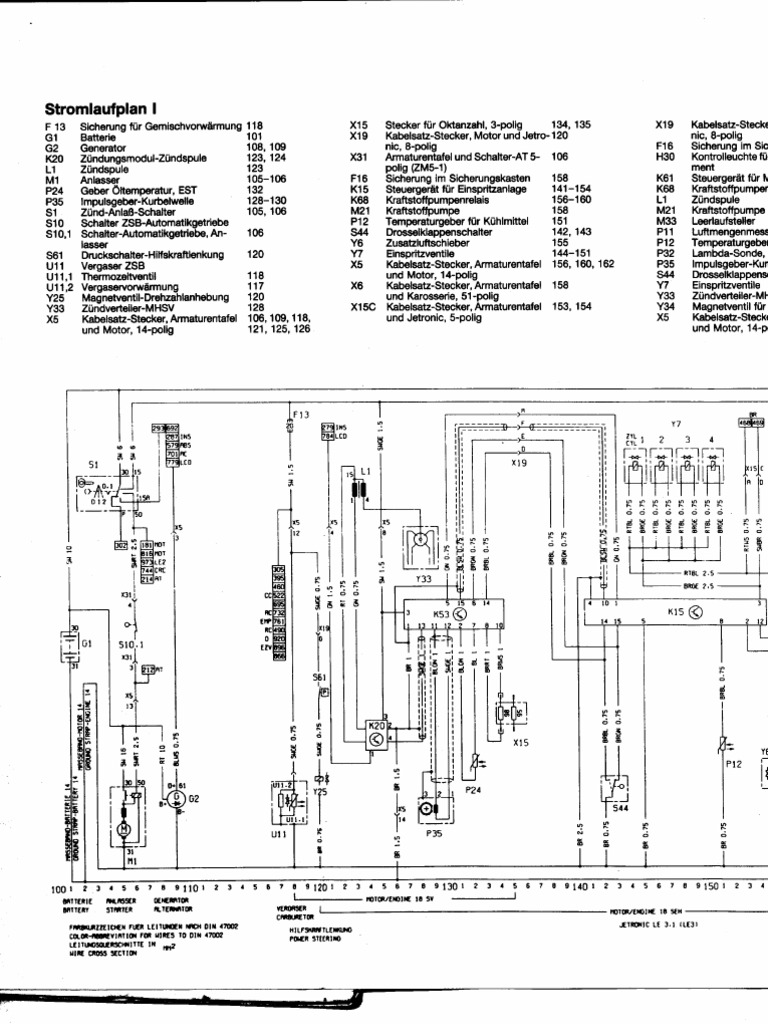 Opel Omega electrical diagram