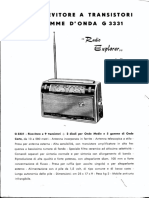 American Geloso - G 3331 - Radio Explorer Transistor Receiver - Manual