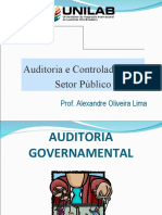 Slides Semestre - Auditoria e Controladoria - Aula 5 - Auditoria Governamental - AO