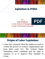 Labour Legislations in INDIA