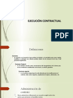 Ejecución Contractual