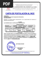 Formato Modelo Ejemplo Carta de desempleo
