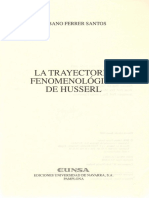 Ferrer Santos, Urbano - La Trayectoria Fenomenológica de Husserl, EUNSA