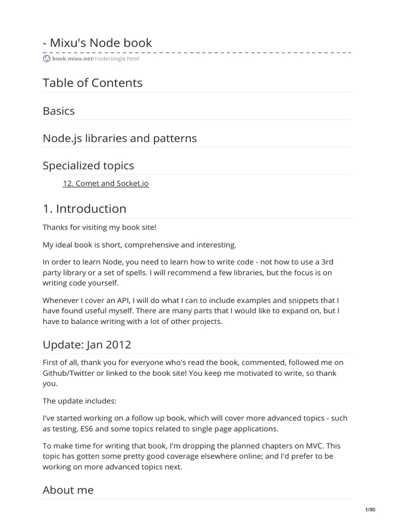 Node.js Guide: Libraries & Patterns | PDF | Scope (Computer Science ...