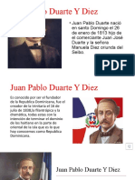 BIOGRAFIA Juan Pablo Duarte Y Diez