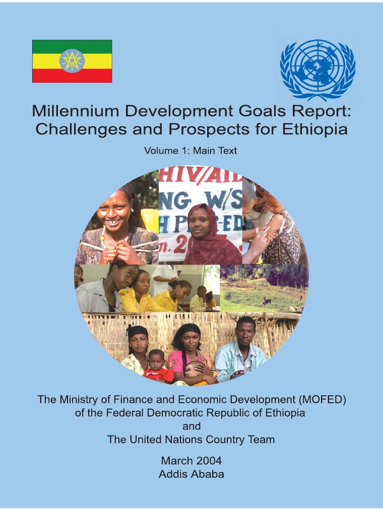 Millenium Development Goals Report Ethiopia PDF Millennium