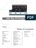 Tc Electronic Alter Ego x4 Vintage Echo Manual English