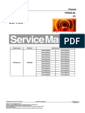 User manual Philips Ambilight 65PUS7805 (English - 77 pages)