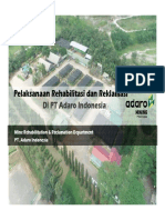 26 - BISA 21 Session 7 Pelaksanaan Rehabilitasi Dan Reklamasi Di PT Adaro Indonesia