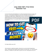  PayPal Money Adder 2021 Free Online Generator Tool