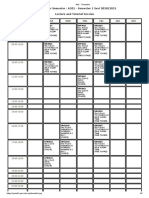 Timetable For Semester: A201 - Semester 1 Sesi 2020/2021 Lecture and Tutorial Session