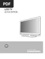 Grundig 46 VLE 8270 BL User Manual