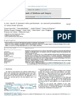 A case report of pneumo-retro-peritoneum An unusual presentation of ischio-rectal abscess