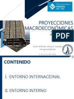 CTFP Proyecciones Macroeconómicas 2020 2025 MINFIN 6 de Julio de 2020