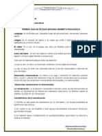 Guia Numero 01 de Castellano Tercer Año