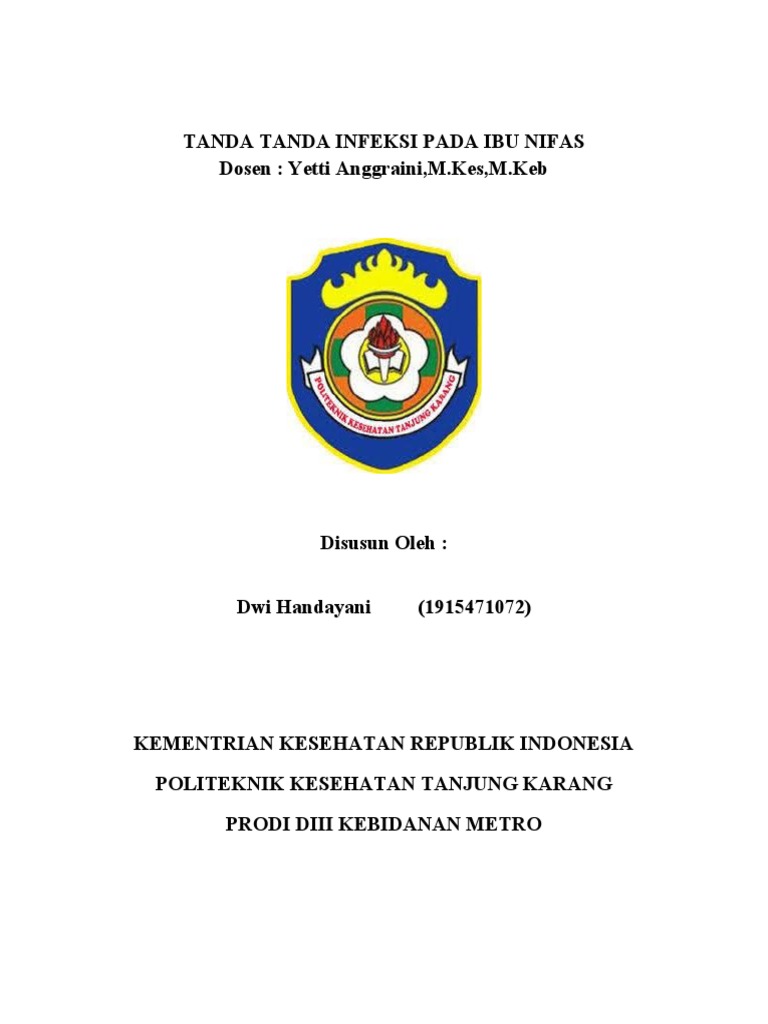 Tanda Infeksi pada Ibu Nifas | PDF