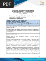 Guía de actividades y rúbrica de evaluación – Fase  3 -Evaluación de alineación de procesos